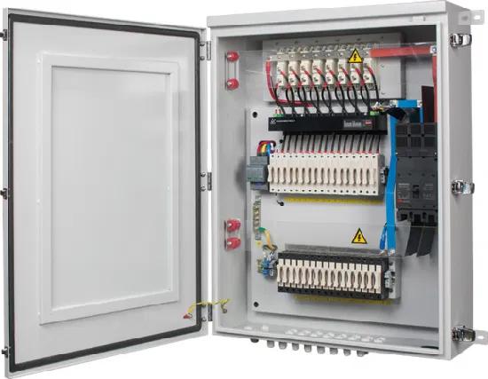 AC and DC combiner box for solar, industrial, and marine power distribution, featured in LNL Qatar and Saudi Arabia indoor and outdoor installations