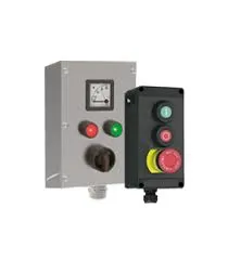 Local control station with IP66/67 protection for marine and industrial environments, featured in LNL Qatar and Saudi Arabia outdoor deployments