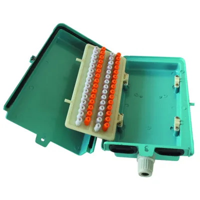 Outdoor distribution box with IP-rated weatherproof casing for industrial and infrastructure use, featured in LNL Qatar and Saudi Arabia electrical networks