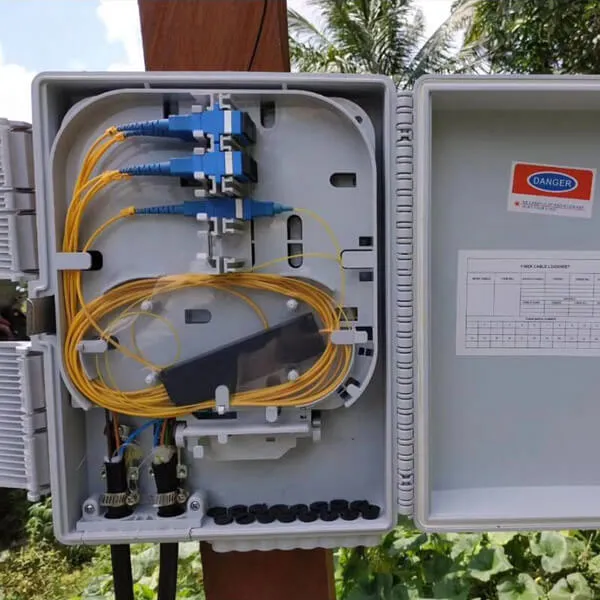 Outdoor distribution box with IP-rated weatherproof casing for industrial and infrastructure use, featured in LNL Qatar and Saudi Arabia electrical networks